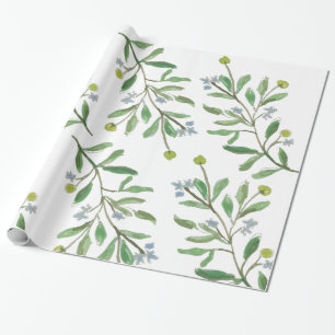 Cadeau Papier d'enveloppement de marque d'olive