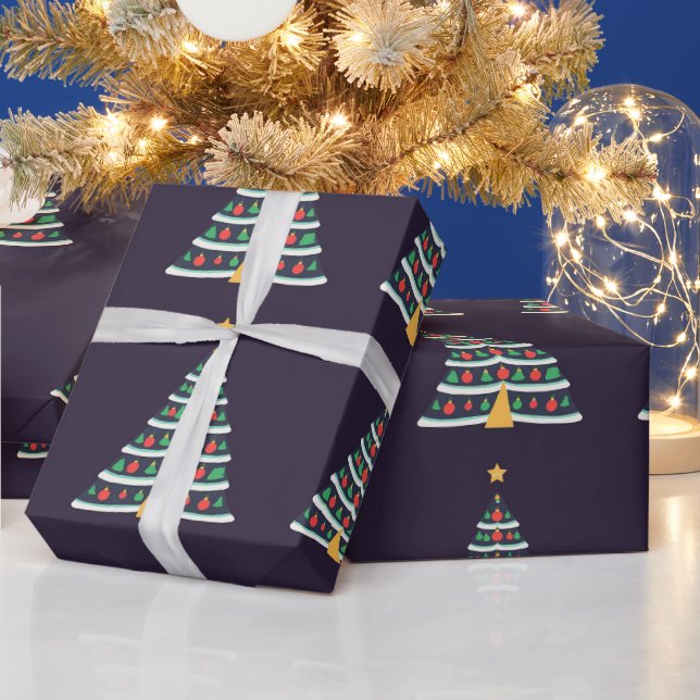 Cadeau Papier d'enveloppement de Noël (Vacances)