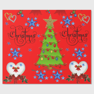 Cadeau Papier d'enveloppement de Noël