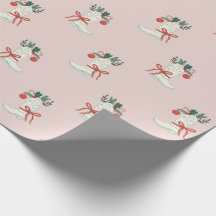 Papier d'enveloppement de Noël Cowboy