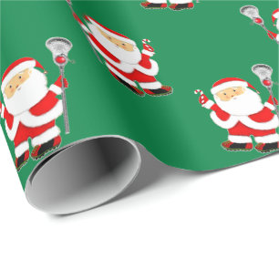 Cadeau Papier d'enveloppement de Noël de crosse