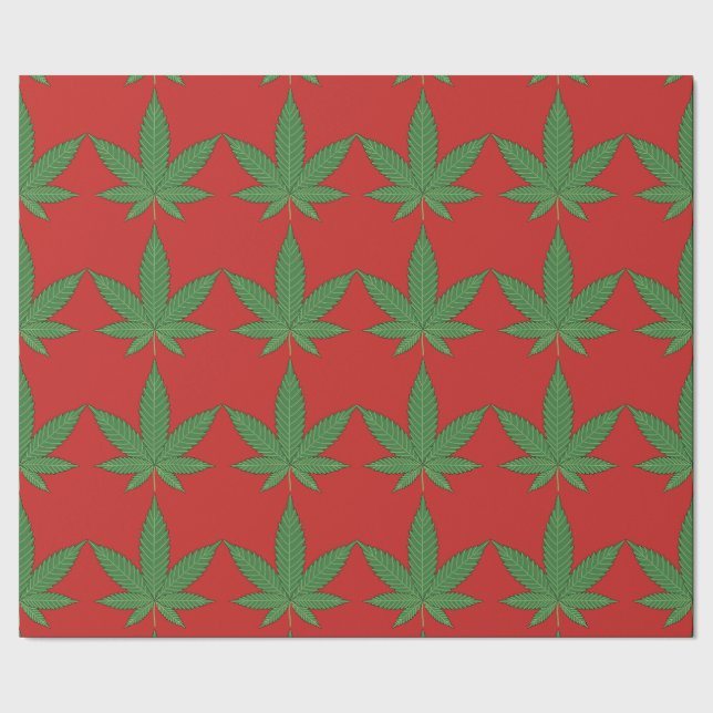 Cadeau Papier d'enveloppement de Noël feuille de mauvaise (Couture)
