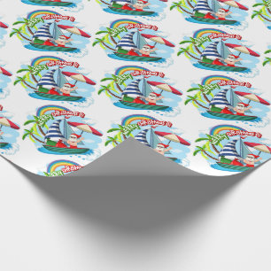 Cadeau Papier d'enveloppement de Noël Père Noël