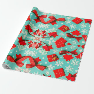 Cadeau Papier d'enveloppement de Noël Vintage Matte perso