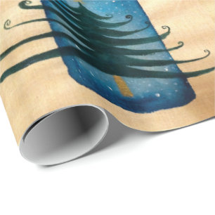 Cadeau Papier d'enveloppement de Noël X-mas, 30 po x 6 pi