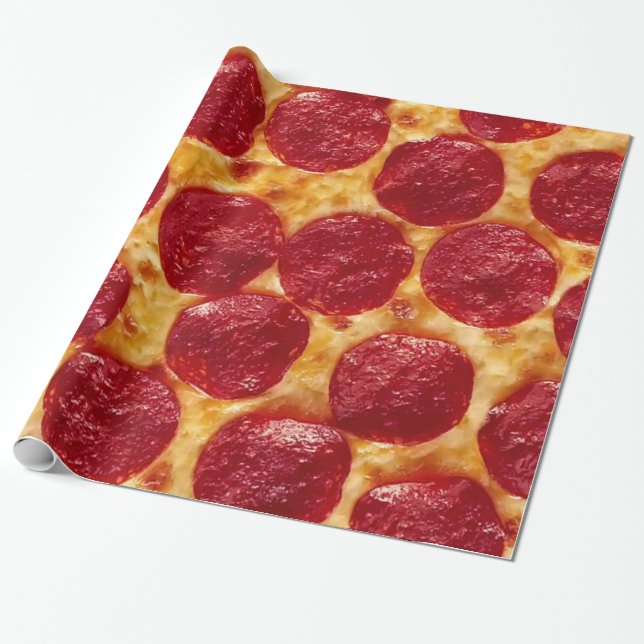 Cadeau Papier d'enveloppement de pizza (Déroulé)