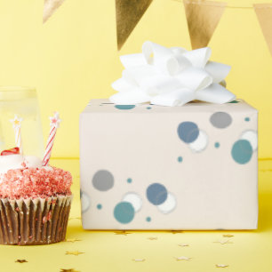 Cadeau Papier d'enveloppement de points amusants et festi