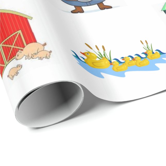 Cadeau Papier d'enveloppement de ressort (Coin rond)