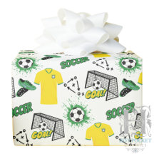 Papier d'enveloppement de soccer
