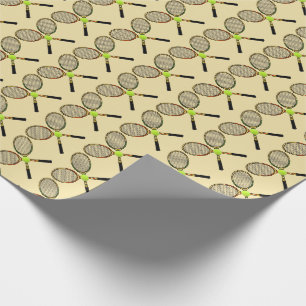 Cadeau Papier d'enveloppement de tennis