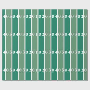 Cadeau Papier d'enveloppement de terrain de football
