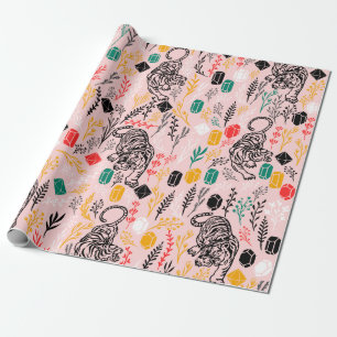 Cadeau Papier d'enveloppement de tigres