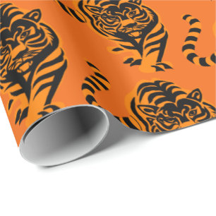 Cadeau Papier d'enveloppement de tigres