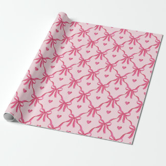 Cadeau Papier d'enveloppement de vaches roses douces