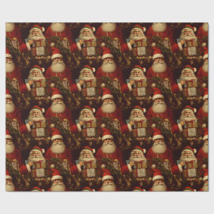 Cadeau Papier d'enveloppement d'élégance Père Noël
