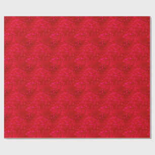 Cadeau Papier d'enveloppement des coeurs épars et torsadé