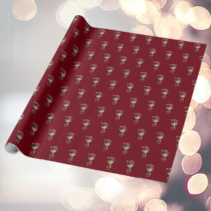Cadeau Papier d'enveloppement des elfes de Noël