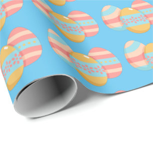 Cadeau Papier d'enveloppement des oeufs de Pâques