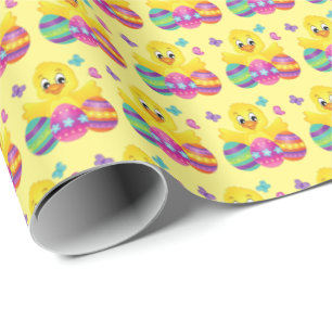 Cadeau Papier d'enveloppement des oeufs de Pâques