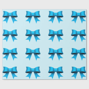 Cadeau Papier d'enveloppement des vaches bleues