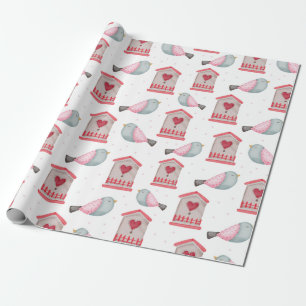 Cadeau Papier d'enveloppement d'oiseaux