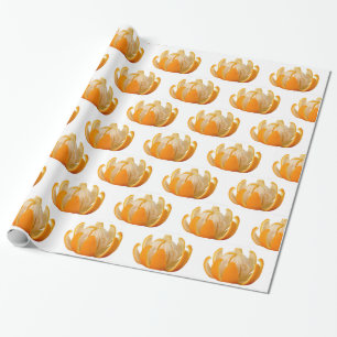 Cadeau Papier d'enveloppement d'oranges