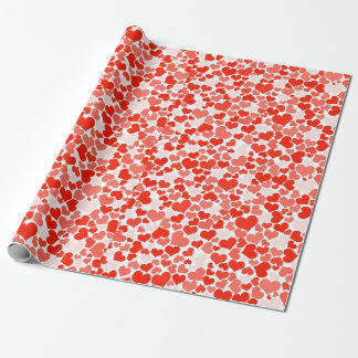 Cadeau Papier d'enveloppement du coeur personnalisable