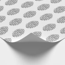 Papier d'enveloppement du cône d'épinette blanche