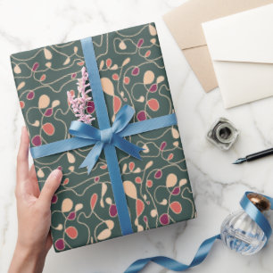 Cadeau Papier d'enveloppement d'une ligne de Motif