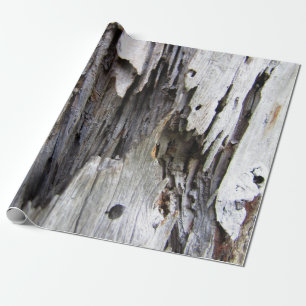 Cadeau Papier d'enveloppement en bois désossé