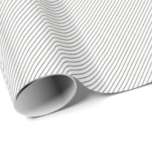 Cadeau Papier d'enveloppement HAMbWG - Blanc avec lignes