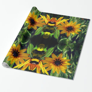 Cadeau Papier d'enveloppement magique floral