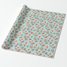 Papier d'enveloppement Mah Jongg
