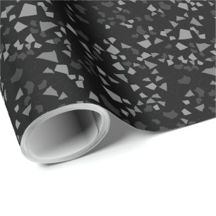 Cadeau Papier d'enveloppement moderne simple en Terrazzo 