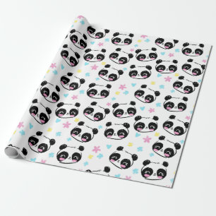 Cadeau Papier d'enveloppement Motif Panda