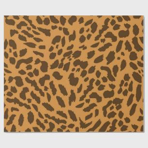 Cadeau Papier d'enveloppement papier papier gras Cheetah