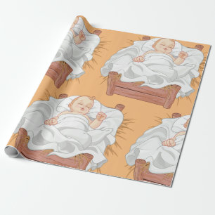 Cadeau Papier d'enveloppement pour bébé crèche