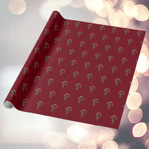 Cadeau Papier d'enveloppement pour elfe Ado de Noël Zen