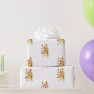 Cadeau Papier d'enveloppement rose