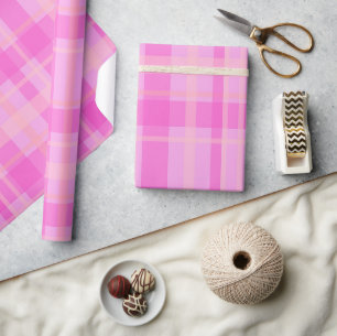 Cadeau Papier d'enveloppement rose gras