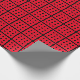 Cadeau Papier d'enveloppement rouge unique