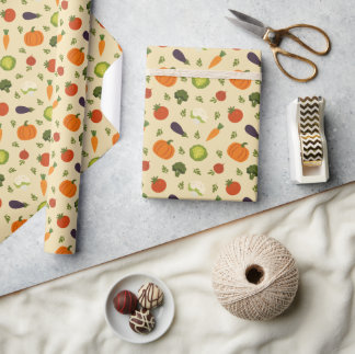 Cadeau Papier d'enveloppement Sunshine & Légume