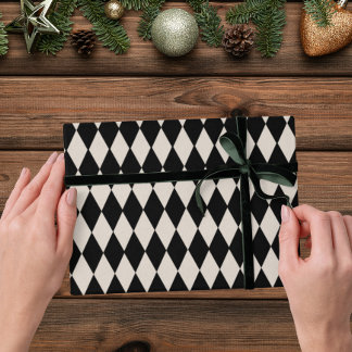 Cadeau Papier d'enveloppement vintage Art Déco Diamond