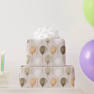 Cadeau Papier d'enveloppement vintage de ballons pour enf