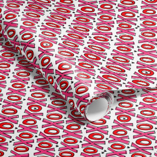 Cadeau Papier d'enveloppement XOXO Valentine's Day
