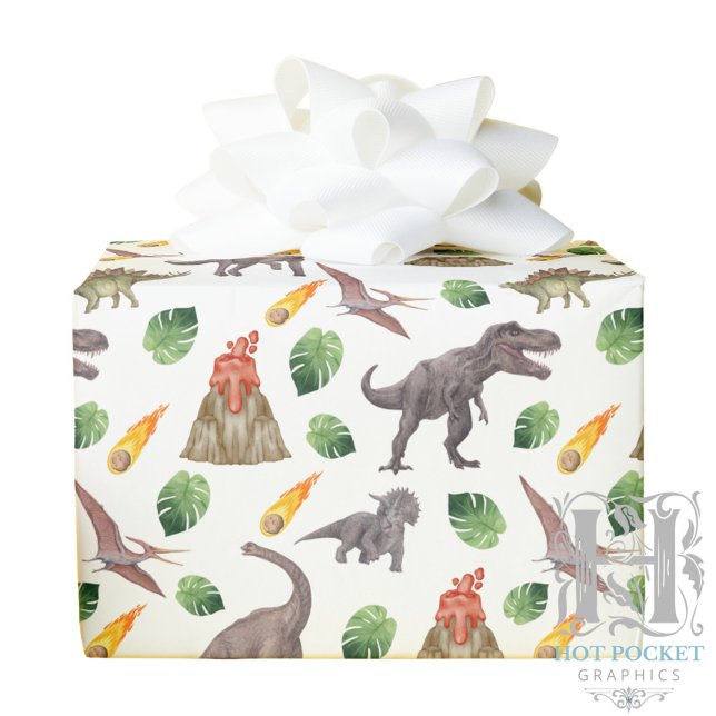 Cadeau Papier Dinosaure (Créateur téléchargé)