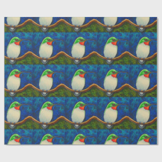 CADEAU PAPIER ENVELOPPÉ PAR MATTE DE COLIBRI