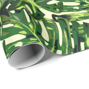 Cadeau Papier Feuille Monstera