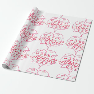 Cadeau Papier Heureuse Sainte-Valentin