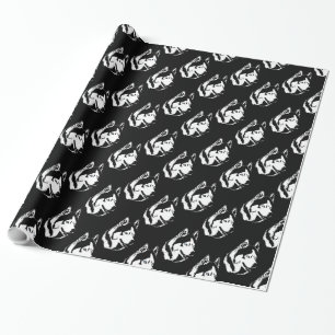 Cadeau Papier Husky Wrapper Papier Husky Sled Chig